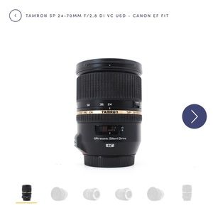 COPY - Tamron USD 0.82 Di SP 24-70mm F/2.8 Lens for Canon
